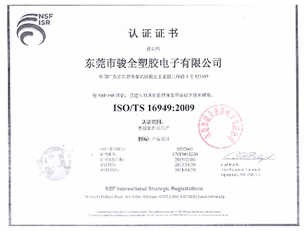 Certificates