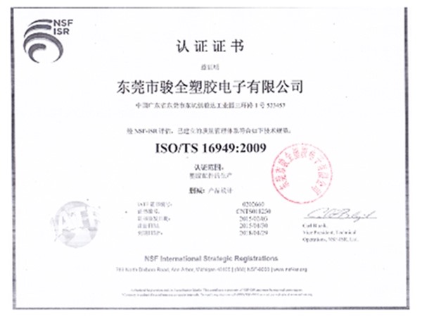 Certificates